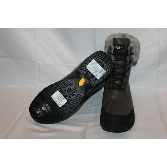 UGG MEN'S BUTTE COLD WEATHER WATERPROOF WINTER SNOW‎ BOOTS METAL GRAY