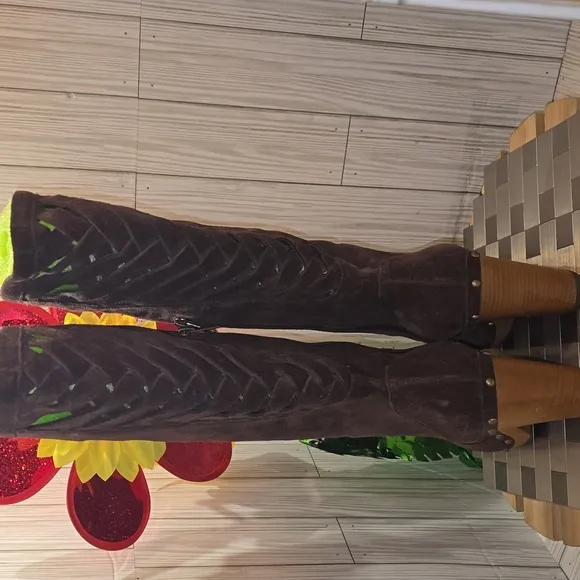 Ugg tall rumor suede lattice tall boots