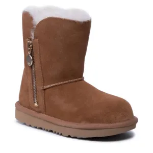 UGG Toddlers Bailey Zip Short Boots Chestnut Size 9C
