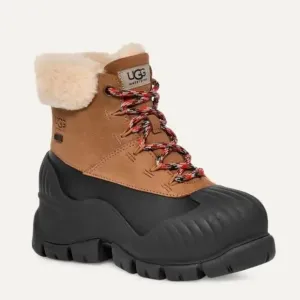 UGG Women’s Adiroam Hiker Brown Leather Boots Size 7