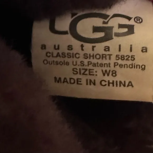 UGG Women’s Classic Boots Mid-Calf 100% Suede Sheep Fur Tan Brown Beach Boho