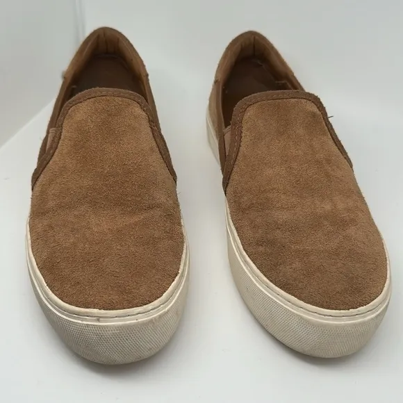UGG‎ Women's Jass Brown Tan Suede Slip-On Sneakers Shoes Size 7.5