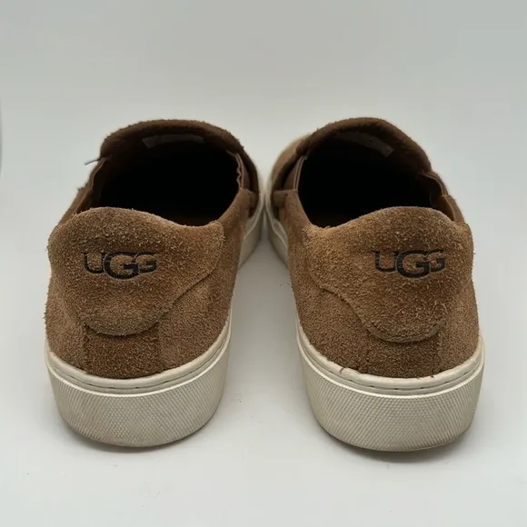 UGG‎ Women's Jass Brown Tan Suede Slip-On Sneakers Shoes Size 7.5