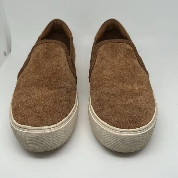 UGG‎ Women's Jass Brown Tan Suede Slip-On Sneakers Shoes Size 7.5