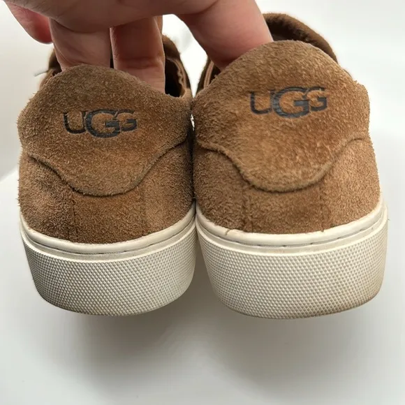 UGG‎ Women's Jass Brown Tan Suede Slip-On Sneakers Shoes Size 7.5