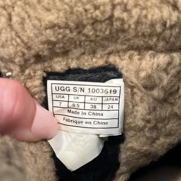 UGG‎ Women's Jenna Military Boots - Round Toe Sz 7