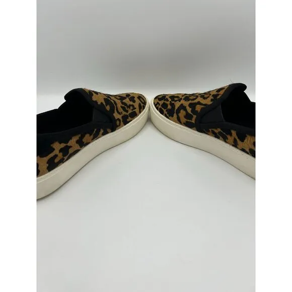 Ugg Women's Leopard Print Slip-On Loafer Sneakers Size 9 Casual