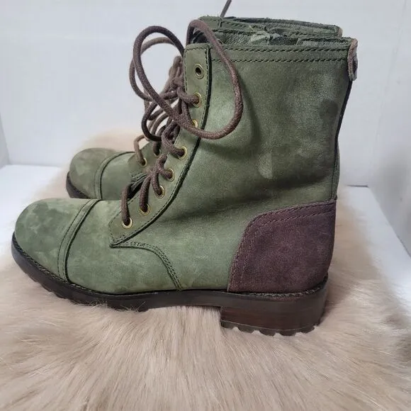 Ugg Australia  Olive Green Kilmer MilitaryWomen's Boot Shoes Size 6