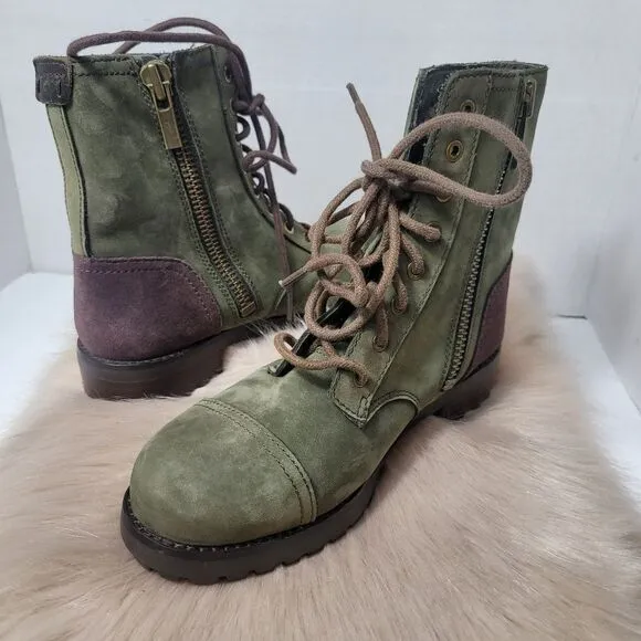 Ugg Australia  Olive Green Kilmer MilitaryWomen's Boot Shoes Size 6