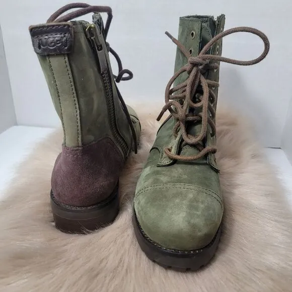 Ugg Australia  Olive Green Kilmer MilitaryWomen's Boot Shoes Size 6