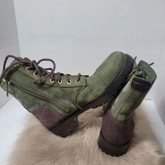 Ugg Australia  Olive Green Kilmer MilitaryWomen's Boot Shoes Size 6