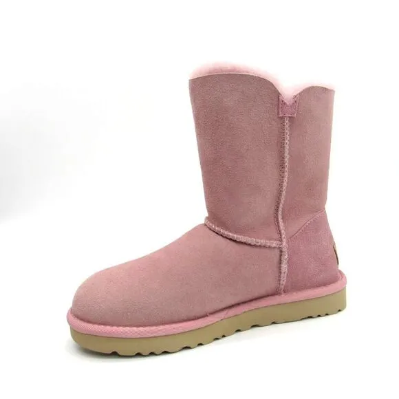 UGG Bailey Zip Short Women's Boots In Seashell Pink Sz 6