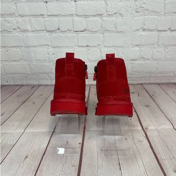 Ugg Neumel II Suede Chukka Red Boots Toddlers Size 9 (S/N 1017320T)