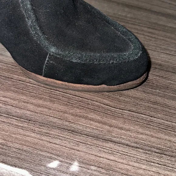 Ugg’s heel black lace up booties size 7.5