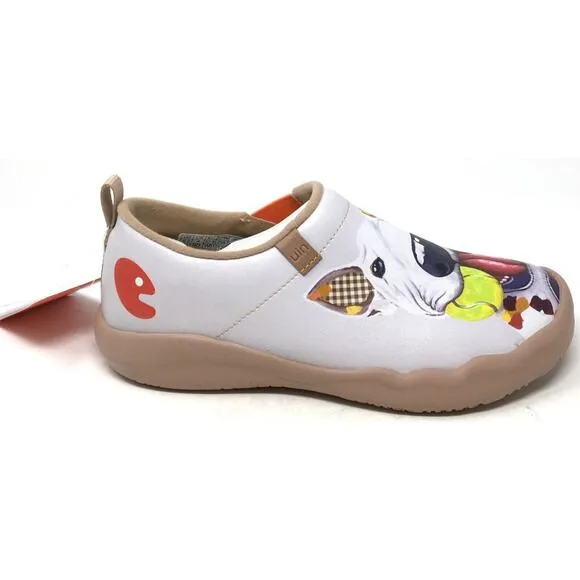 UIN Pit Bull Women's Size 6.5 Multi-Color Micro Fiber Leather Upper Slip On Shoe