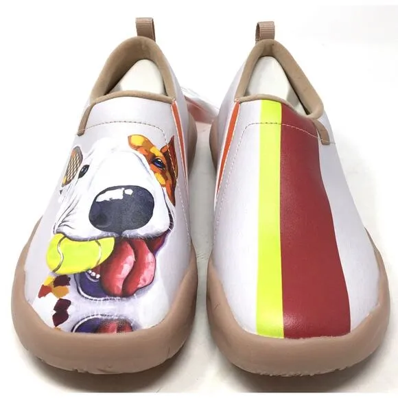 UIN Pit Bull Women's Size 6.5 Multi-Color Micro Fiber Leather Upper Slip On Shoe