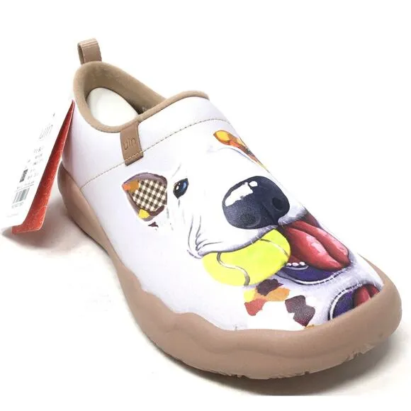 UIN Pit Bull Women's Size 6.5 Multi-Color Micro Fiber Leather Upper Slip On Shoe