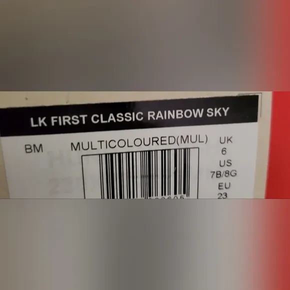 UK 6 Hunter Kids First Classic Rainbow Sky Multicoloured Rubber 7 B/ 8 G