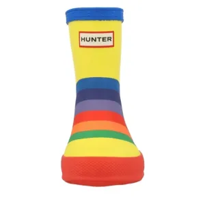 UK 6 Hunter Kids First Classic Rainbow Sky Multicoloured Rubber 7 B/ 8 G