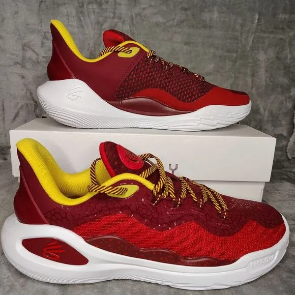Under Armour Curry Flow 11 Basketball Shoes Bruce Lee Fire Men's Size 10.5 - NEW