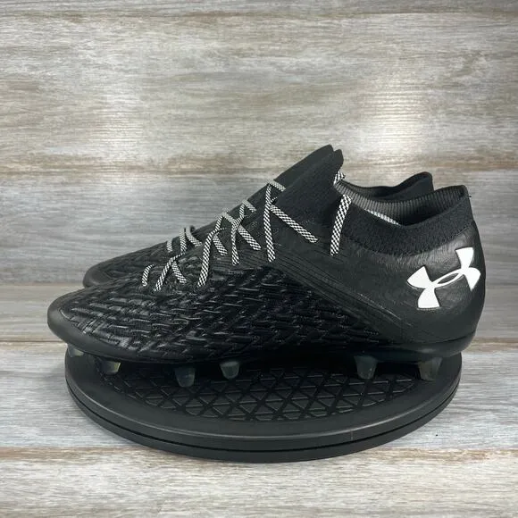 Under Armour Mens Clone Magnetico Pro FG Soccer Cleats Black Size 12