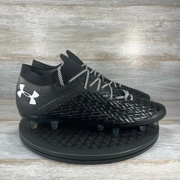 Under Armour Mens Clone Magnetico Pro FG Soccer Cleats Black Size 12