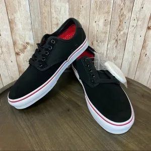 Vans Chima Ferguson Pro Sneakers Black/White/Chili Pepper Size 8.5 Women