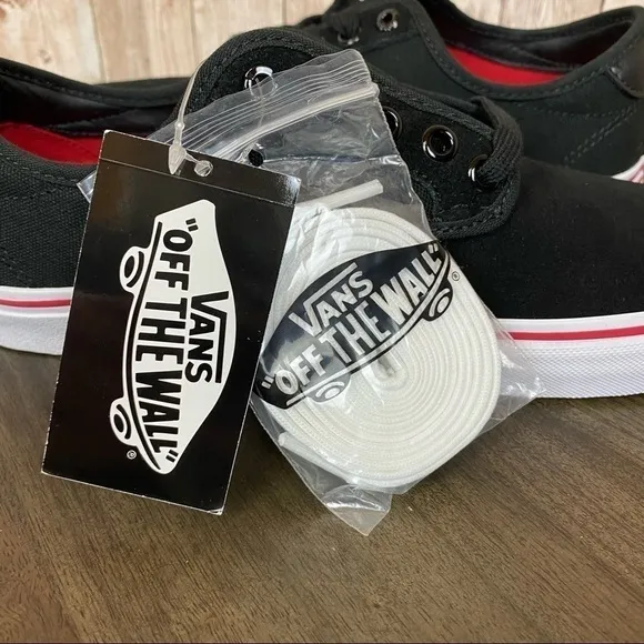 Vans Chima Ferguson Pro Sneakers Black/White/Chili Pepper Size 8.5 Women