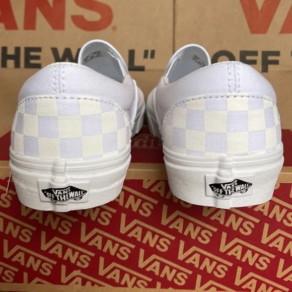 Vans Classic Men’s Slip On Checkerboard True White/ True White sneakers