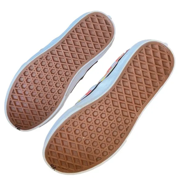 Vans Colorful Checkered Kids Slip-On Shoes