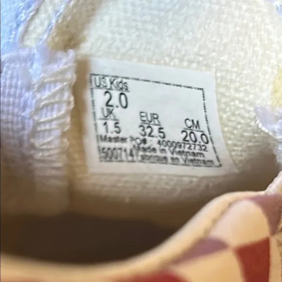 Vans Colorful Checkered Kids Slip-On Shoes