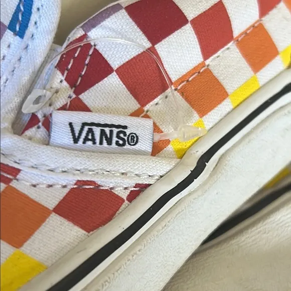 Vans Colorful Checkered Kids Slip-On Shoes