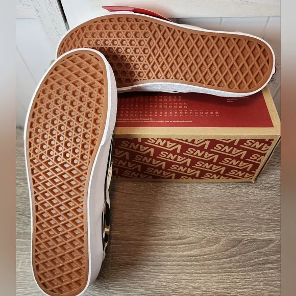 Vans Cow Print Slip-On Shoes Canvas Sneakers