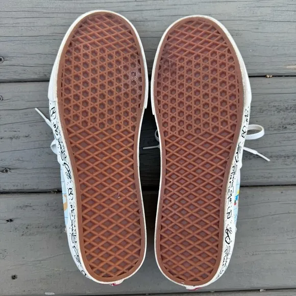 VANS Era Canvas Save Our Planet World Map Sneakers Shoes size 12