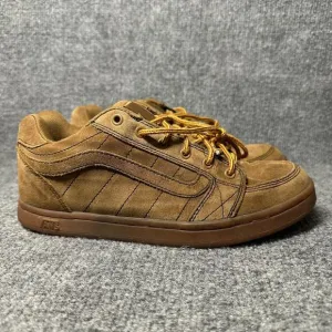 Vans Estilo Men's 8 John Cardiel Sneakers Brown Suede Casual Lace-Up Skate Shoes