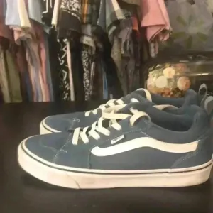 Vans Fillmore skate shoes men’s size 10.5  suede/canvas teal EUC