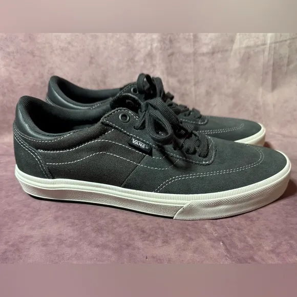 Vans Gilbert Crockett Pro Mens Size 8.5 Gray Canvas Low Top Skate Shoes Sneakers
