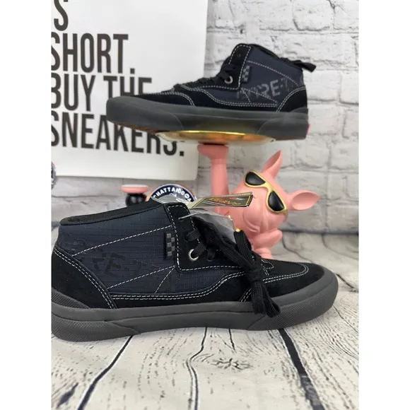 Vans Half Cab Gore-Tex MTE-3 Shoes Mens 7.5 Womens 9 Black Gortex Skateboarding