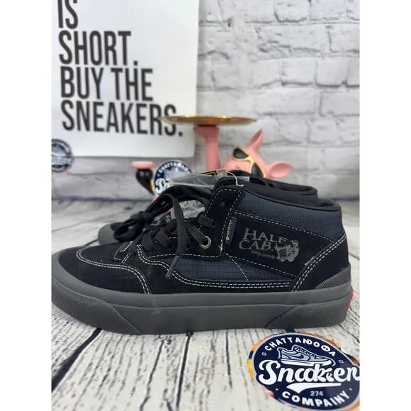 Vans Half Cab Gore-Tex MTE-3 Shoes Mens 7.5 Womens 9 Black Gortex Skateboarding