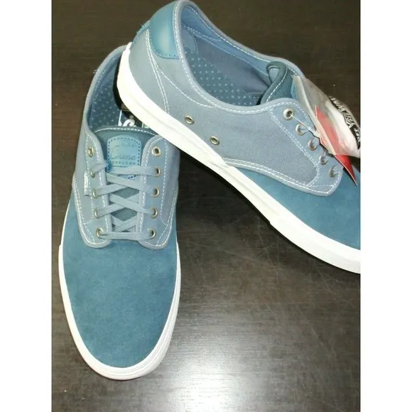 Vans Men's Chima Ferguson Pro Mirage Blue White Suede Canvas shoes Sizes NIB