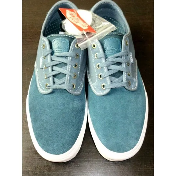 Vans Men's Chima Ferguson Pro Mirage Blue White Suede Canvas shoes Sizes NIB