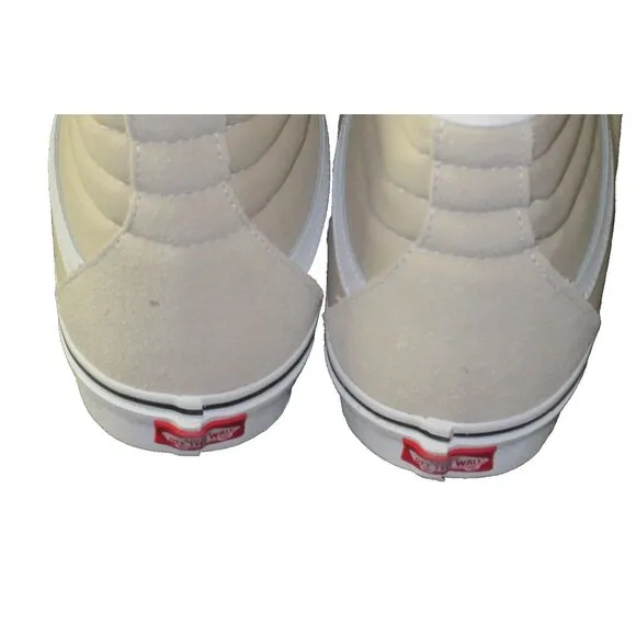Vans Men's Sk8-Hi Color theory French Oak Beige Canvas Suede shoes Sizes NIB