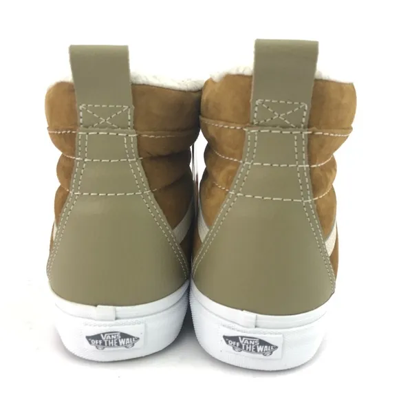 Vans Mens SK8 HI MTE Cumin Slate Green White Shoes