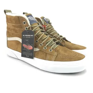 Vans Mens SK8 HI MTE Cumin Slate Green White Shoes