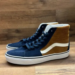 Vans Navy and Brown High-Top Sneakers