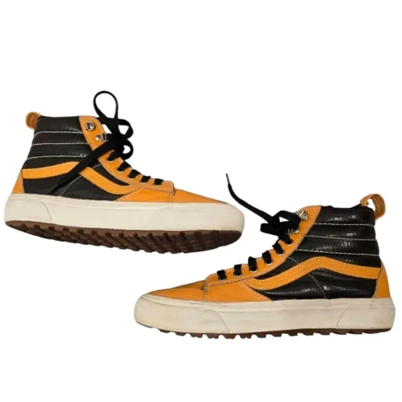 Vans Off The Wall Sk8 Hi MTE 2.0 DX, Apricot Black Mens 9 / Womens 10.5