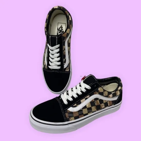 Vans Old Skool Camouflage Checkerboard Shoes