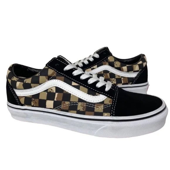 Vans Old Skool Camouflage Checkerboard Shoes