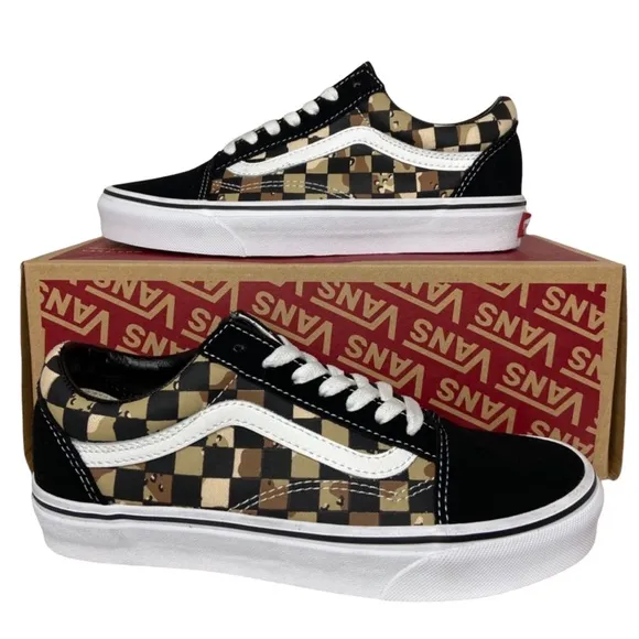 Vans Old Skool Camouflage Checkerboard Shoes