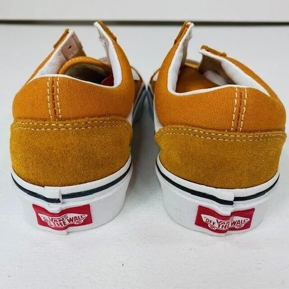 Vans Old Skool Sneakers Desert Sun/True White Shoes‎ Men's Size 3.5 Women's 5